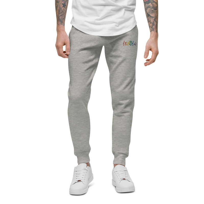 LoveizLuv Unisex embroidered fleece sweatpants