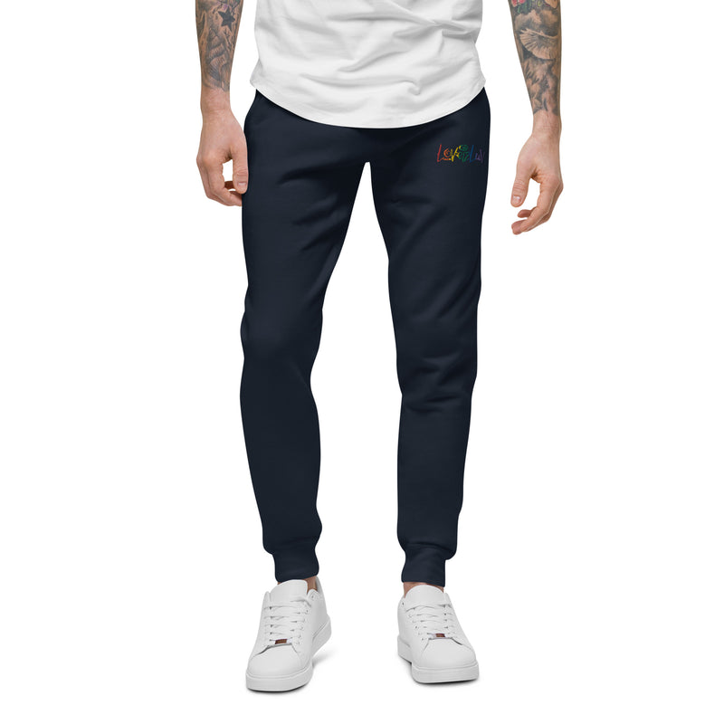 LoveizLuv Unisex embroidered fleece sweatpants