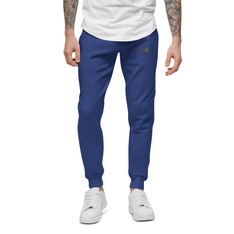 LoveizLuv Unisex embroidered fleece sweatpants