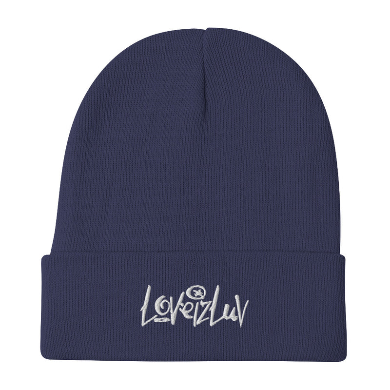 LoveizLuv Embroidered Beanie