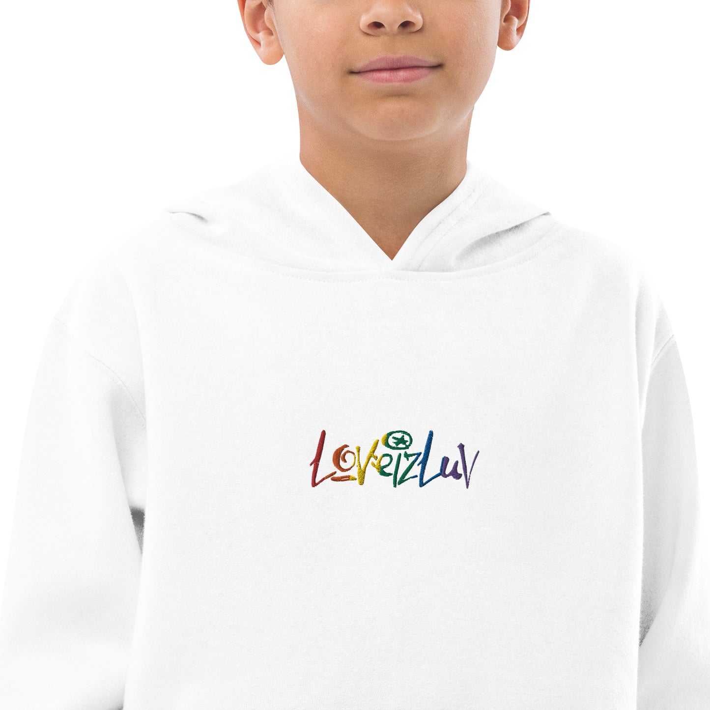 LoveizLuv Embroidered Kids Fleece hoodie