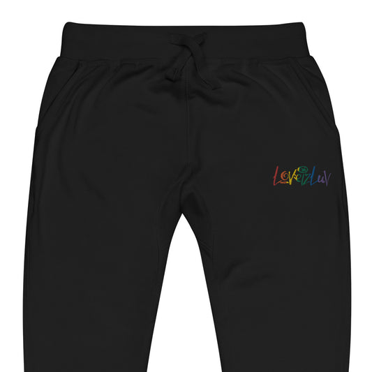 LoveizLuv Unisex embroidered fleece sweatpants