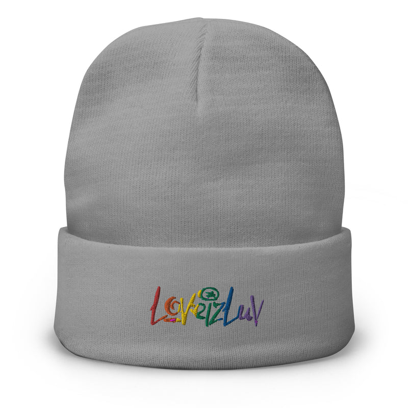 LoveizLuv Embroidered Beanie